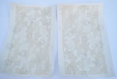 2pk ADHESIVE Camouflage Airbrush Spray Paint Duracoat Gun Mask Stencils HexTac