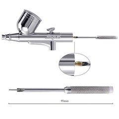 SAGUD 19 Piece Airbrush Cleaning Kit, Glass Airbrush Cleaning Pot with Holder…