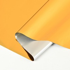 1pc Gold/Silver Hot Stamping Foil Heat Transfer Film 0.64mx120m for Leather Wood