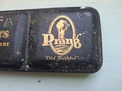 Vtg. Prang Watercolors & Brush Tin Box EARLY 1930’S OLD FAITHFUL Pictuted