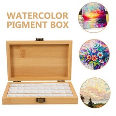 Art and Craft Box Creative Watercolor Empty Paint Container DIY Pigment Tray
