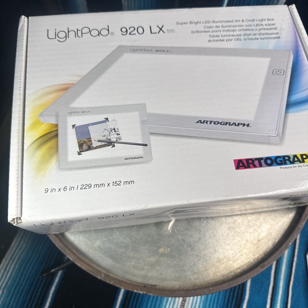 Artograph LightPad 920 LX 9in x 6in Super Bright LED Art & Craft Light Box NEW