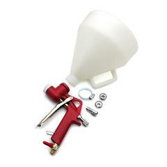 1.5 Gallon Air Hopper Spray Paint Gun Texture Wall Painting Sprayer W/ 3 Nozzle
