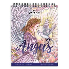ColorIt Angels Undefined Spiral Bound Adult Coloring Book, 50 undefined