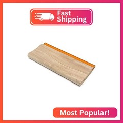 INTBUYING Screen Printing Squeegee Ink Squeegee Wooden Oiliness Scraper 75 Durom