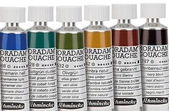 HORADAM® Gouache, 10 x 0,51 fl oz / 15 ml tubes, 72 701 097, 10 finest gouache c