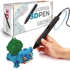 Ergonomic 3D Printing Pen with Speed Control, Includes 3 Colors of PLA Filament