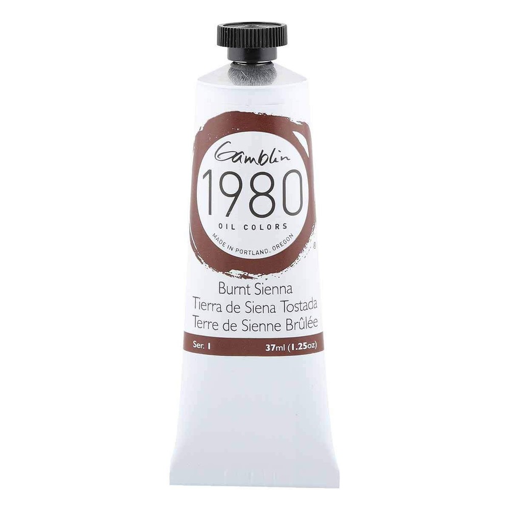 Gamblin 1980 Oil Colors Burnt Sienna Paint 37ml Unopened Artist Quality