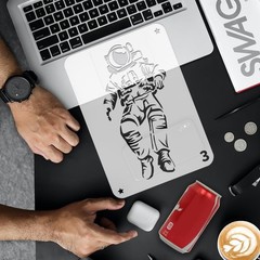 FINGERINSPIRE 4PCS Layered Astronaut Stencils for Painting 8.3×11.7inch Large…