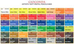 Soft Pastel Pencil Set Artist Drawing Crayon KOH-I-NOOR Gioconda 8829 8828
