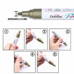 3-12 Paint Pen Marker Waterproof Permanent Car Tire Lettering Rubber