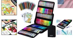 160 Pack Glitter Gel Pens Set, Bold Ink for Drawing, Doodling, Art & Crafts