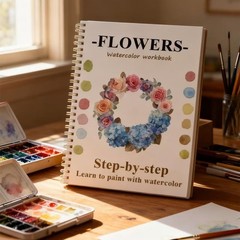 Topaliving Watercolor Workbooks Sketches Beginner Friendly Water Coloring Book