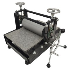 Single-Axis Intaglio Press Professional Etching Printing Machine w Feet Felt Pad