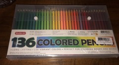Shuttle Art Colored Pencils Bundle Set of 136 Colors vibrant long lasting NEW
