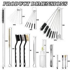 Spray Gun Cleaning Kit, Universal Paint Cleaner Brushes Set, Paint…