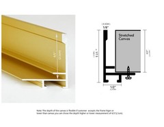 DIY Metal Floating Frame for 16X20 Canvas Size Painting Art,4/5″(2.1cm) Depth…