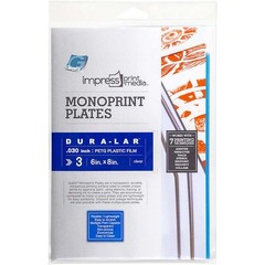 Impress Monoprint Plates 3/Pkg 6X8
