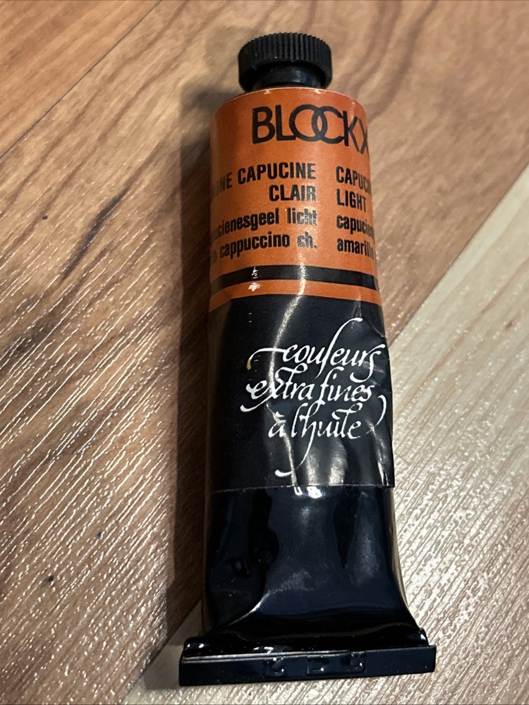 BLOCKX Capucine Yellow Light Oil Color 35ml New Old Stock Vintage 23.426