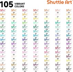Water-based Ink Brush Marker Set + Coloring Book