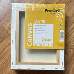 Premiere by Nicole Academy Series 8×10 Cotton Canvas Panel 2 Pack