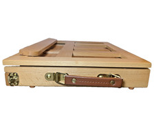 Sketch box with Drawer Adjustable Wood Table Top Lap Easel