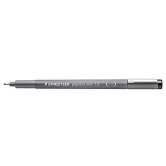 Fineliner Pen 1.0mm Black Box of 5 Staedtler Pigment Liner 308 10-9 Drawing Pens