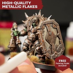 The Army Painter 0.06 Fl Oz (Pack of 10), Fanatic Metallics Paint Set Combo