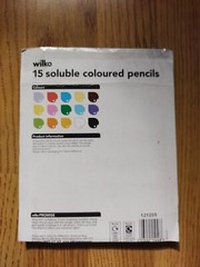 Opened But Not Used Wilko Water Soluble Colouring Pencils Set Of 15