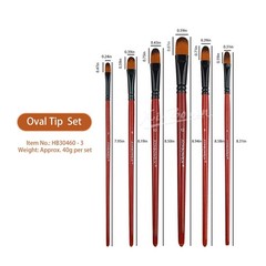 18PCS Paint Brushes Set Art Supplies for Acrylic Oil Watercolor Detail Painting