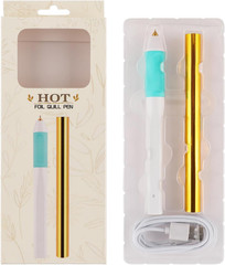 Heated Foil Pen Set with USB Cable for Scrapbooking and Card Making