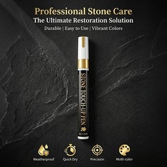 Stone Repair Paint Pen for Grave Headstone, Water Resistant Marker Multi-Color