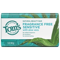 Tom’s of Maine Natural Beauty Bar Soap for Sensitive Skin With Aloe Vera,