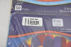 Tru Ray Construction Paper Atomic Blue & Yellow Lot Of 100 Sheets Art