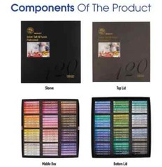 2022 MUNGYO GALLERY ARTISTS SOFT OIL PASTEL MOPV-120P 120 Color