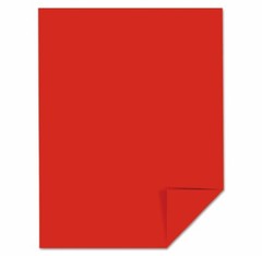 Neenah Paper Astrobrights Colored Card Stock 65 lb. 8-1/2 x 11 Re-Entry Red 250
