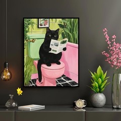Paint by Numbers Kit for Adults Beginner, Black 16 x 20 inches, MT20891-US