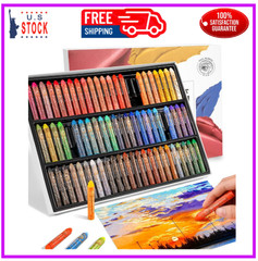 Paul Rubens Oil Pastel, 72 Vibrant Colors Soft Oil Pastel Set, Creamy Texture Ea