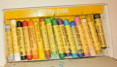 Vtg Cray-pass Colors Spectrum (3 boxes) Set Of 16 No. XKP-16 Oil Pastel Japan