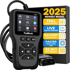 OBD2 Scanner Diagnostic Tool, Check Engine Code Reader with 35901 DTC Lookup,…
