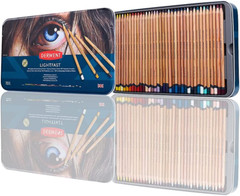 Derwent Lightfast Coloured Pencils, Metal Tin, 72 Count 2302722