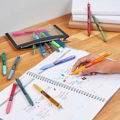Assorted Colors Gel Pens, Ergonomic Comfort Grip, Ideal for All Ages – 6 Count