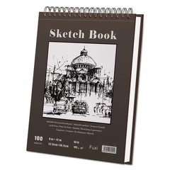 Sketch Book 9×12 Spiral Bound 100 Sheets Acid Free Drawing Pad 68lb Art Supply