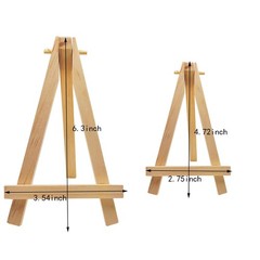 XYSMZM 10 Pcs 5 Inch Mini Wood 3 inches x 5 inches, Natural wood color