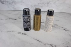 Craft Smart Premium Metallic 2 Fl.oz. 3 Bottles Sealed