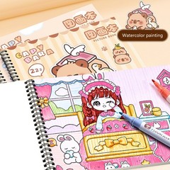 Professional Artist Sketch Pad Twin Wire Binding Drawing Pad Travel Sketchbook