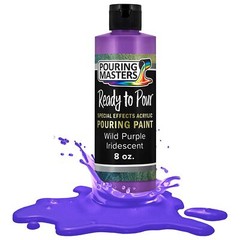 Pouring Masters Wild Purple Iridescent Special Effects Pouring Paint – 8 Ounc…