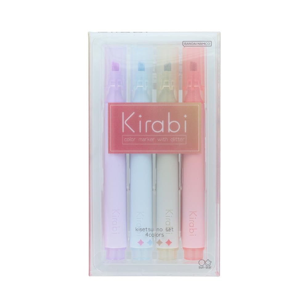 Kirabi Water-Based Glitter Marker Seasonal Set S4544285
