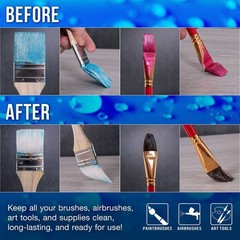 U.S. Art Supply Brush Cleaner and Restorer, 4 Ounce 4 Fl Oz (Pack of 1)