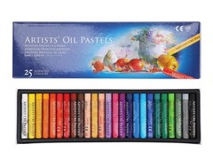 KUPTOOL Oil Pastel Set,Professional Painting 1 Count (Pack of 25), 25 Colors